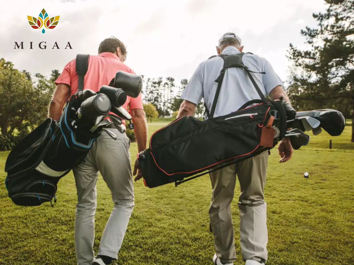 Aerial view of Migaa Golf Estate in Kiambu County, showcasing its lush greenery, residential plots, and 18-hole golf course.