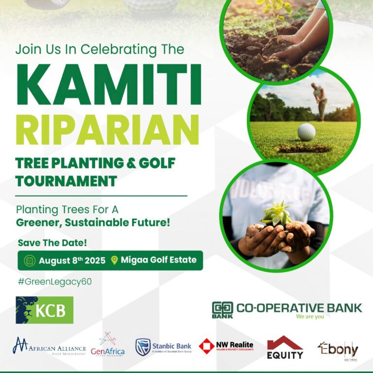Celebrating The Kamiti Riparian Tree Planting and Golf Tournament